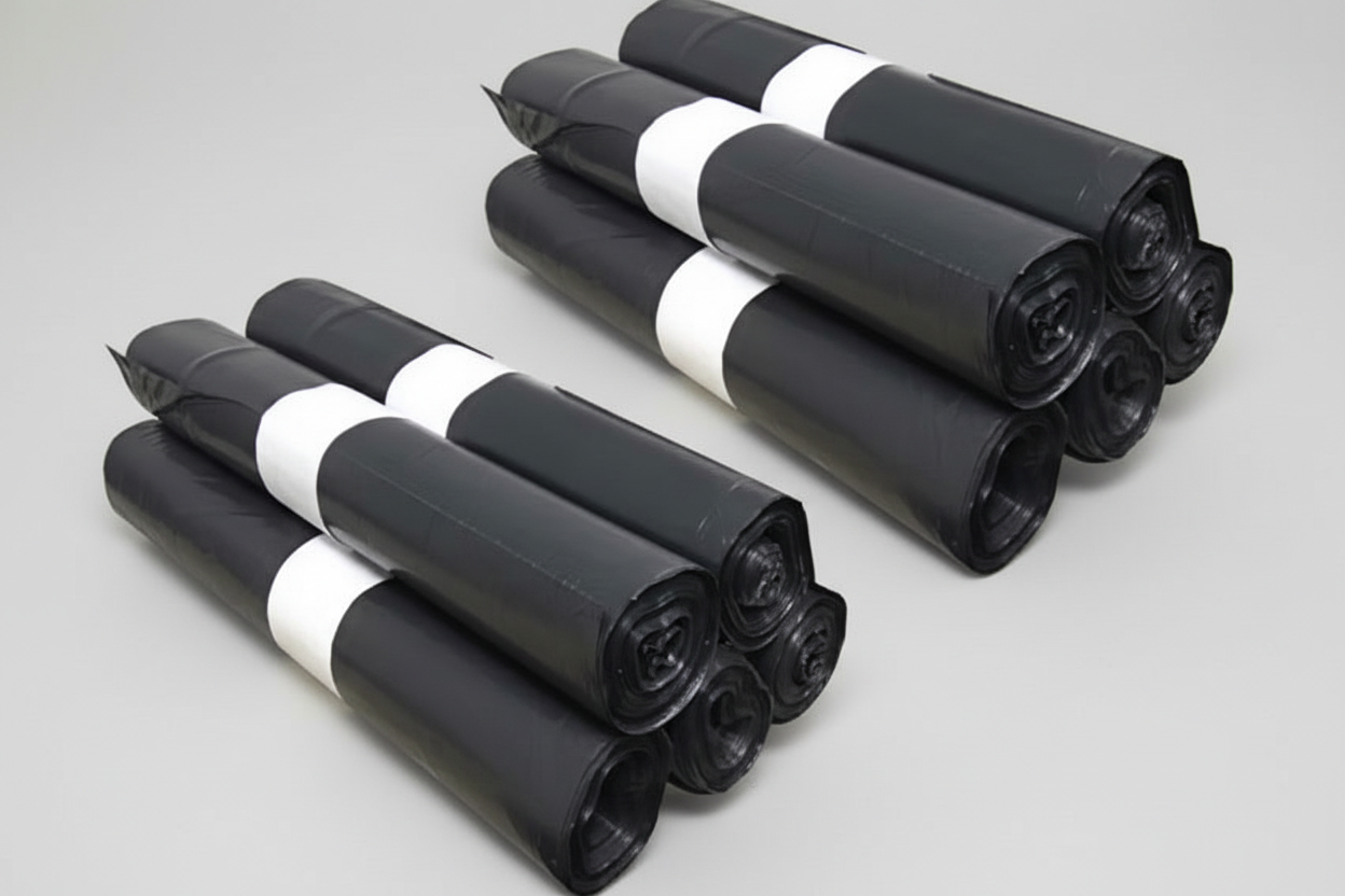 🗑️ Sac Poubelle 100L Noir – 40µ – Résistant – Usage Professionnel