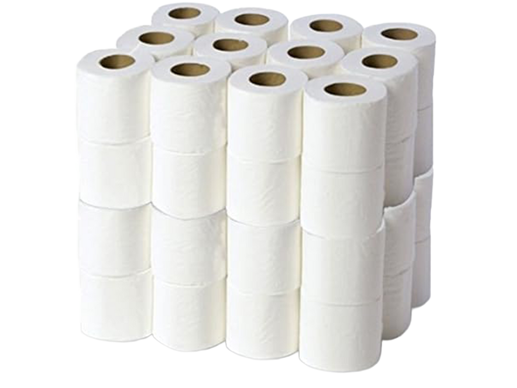 Papier toilette gaufré 3x16g/m² - Carton de 48 rouleaux 3 plis - 200 formats 22x11cm - I386GSM by Global Hygiène