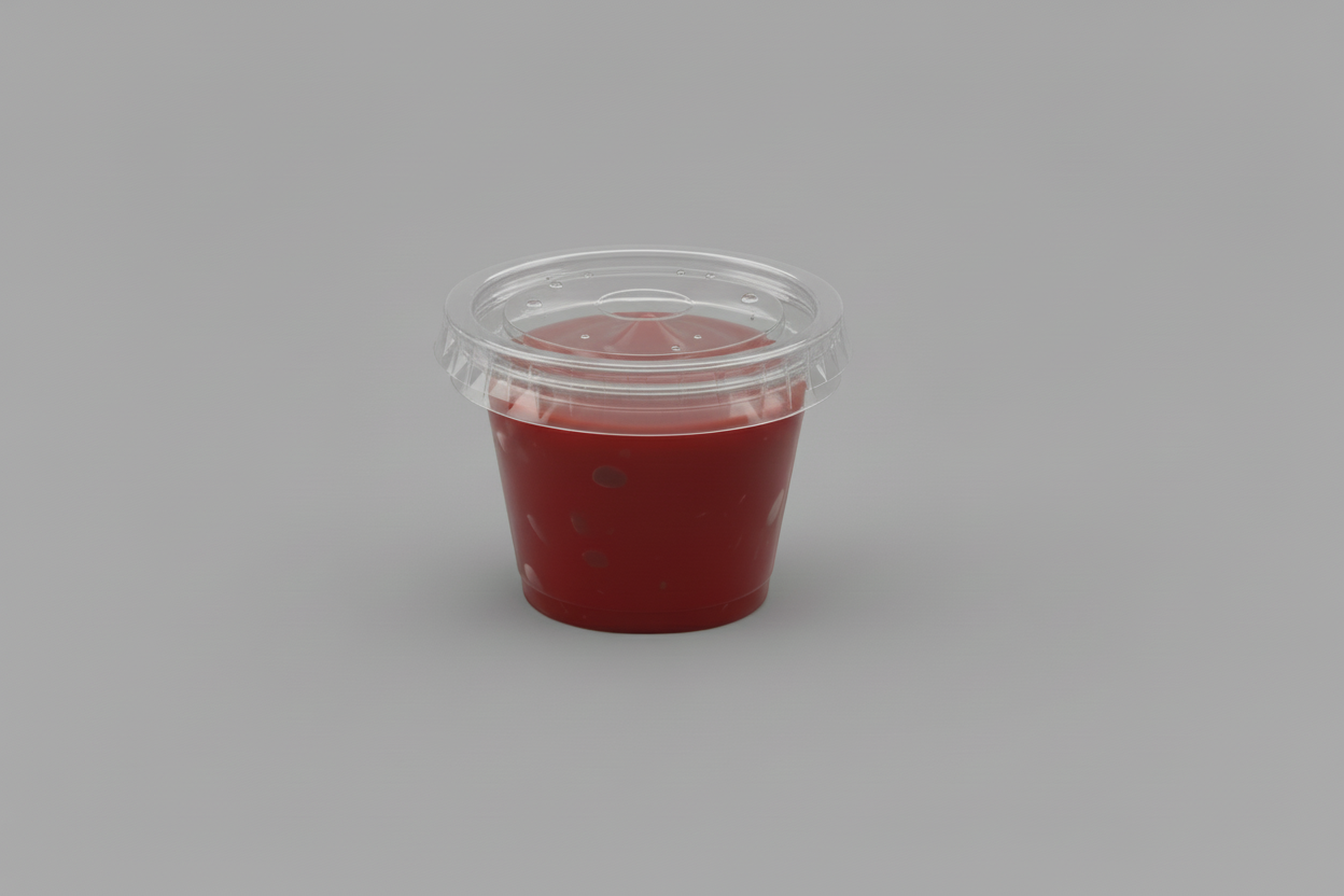 🥫 Pot à Sauce 3 cl – Transparent - Lot de 1000